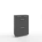 ТУМБА ПОД ОБУВЬ (АРТ. ТО-2) (700*330*1024ММ) (графит) - фото 1 - миниатюра