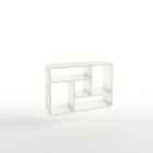 ПОЛКА №8 (732*220*500 ММ) (белый шагрень) - фото 1 - миниатюра