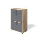 МИНИ (Дуб золотой крафт/серый графит) - фото 1 - миниатюра