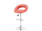 Стул барный (арт. ZS-603), опора ХРОМ (комплект 2 шт.) (PU red (к/з красн.)) - фото 3 - миниатюра