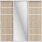 СТИВ (ЗЕРКАЛО/ЛДСП) (дуб сонома/хром) - фото 2 - миниатюра