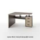 ГЛАЙД (корпус венге темный/ фасад дуб сонома/ кромка дуб сонома) - фото 1 - миниатюра