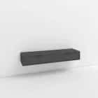 BORG, КОМОД ПОДВЕСНОЙ 2 ЯЩ. (1600*320*232) (графит/ ручка СА-1, цвет - черный) - фото 2 - миниатюра