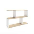 ПОЛКА НАВЕСНАЯ ТИП 14 (800*200*550 ММ) (дуб сонома/белый шагрень) - фото 1 - миниатюра