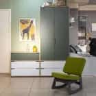 ЛЕО (Гикори джексон/Белый матовый/Дымчатый зеленый) - фото 2 - миниатюра