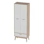 КАЛГАРИ (Дуб натуральный светлый / Белый матовый) - фото 1 - миниатюра