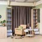 ЛЕО (Гикори джексон/Белый матовый/Дымчатый зеленый) - фото 4 - миниатюра