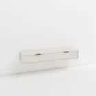 BORG, КОМОД ПОДВЕСНОЙ 2 ЯЩ. (1600*320*232) (тэффи (легкий шелк)/ ручка СА-1, цвет - черный) - фото 2 - миниатюра