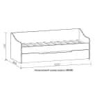 ОЛИВЕР (ясень анкор белый/камень темный с фотопечатью) - фото 2 - миниатюра