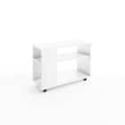 СТОЛИК К ДИВАНУ №3 (700*300*505 ММ) (белый шагрень) - фото 1 - миниатюра