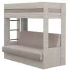 ДИВАН-КРОВАТЬ 2-Х ЯРУСНАЯ (1160*1860/790*1890) С ВЕРХНИМ МАТРАЦЕМ (NEW) (Модерно 11/Ясень светлый) - фото 3 - миниатюра