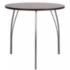 ЛОТОС (ноги серебро/ столешница венге) - фото 1 - миниатюра