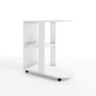 ЖУРНАЛЬНЫЙ СТОЛИК №2 (600*300*600) (белый шагрень) - фото 1 - миниатюра