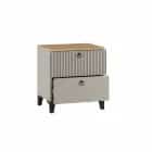 НИКА (бежевый мат-05/кашемир + дуб делано с ручками) - фото 2 - миниатюра