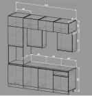 ВИКТОРИЯ-2 (кашемир/дуб крафт золотой/стол-ца 26 мм дуб вотан (цельная)) - фото 3 - миниатюра