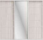 СТИВ (ЗЕРКАЛО/ЛДСП) (ясень светлый/хром) - фото 2 - миниатюра