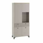 НИКА (бежевый мат-05/кашемир + дуб делано с ручками) - фото 1 - миниатюра