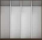 КОРПУС ШКАФА 2400*600*2300 ММ С АНТРЕСОЛЬНЫМИ ПОЛКАМИ (Корпус: ВЕНГЕ ТЕМНЫЙ, Наполнение: БЕЛЫЙ шагрень) - фото 3 - миниатюра