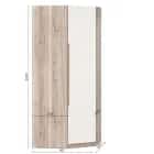 СТЕФАНИЯ (Дуб Маувелла PR/Белый) - фото 4 - миниатюра