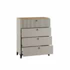 НИКА (бежевый мат-05/ кашемир + дуб делано с ручками) - фото 2 - миниатюра