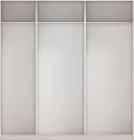 КОРПУС ШКАФА 2200*600*2300 ММ С АНТРЕСОЛЬНЫМИ ПОЛКАМИ (Корпус: ЯСЕНЬ СВЕТЛЫЙ, Наполнение: БЕЛЫЙ шагрень) - фото 3 - миниатюра