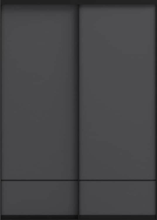 SLIM (ЛДСП), графит/профиль черный Slim, норма