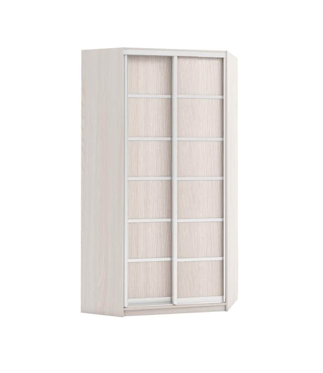 СТИВ, ясень светлый/хром/2 дв. комб. ЛДСП, норма