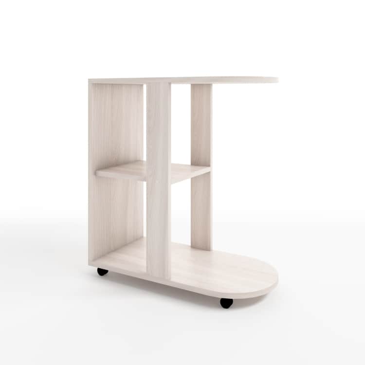 ЖУРНАЛЬНЫЙ СТОЛИК №2 (600*300*600), ясень светлый, норма