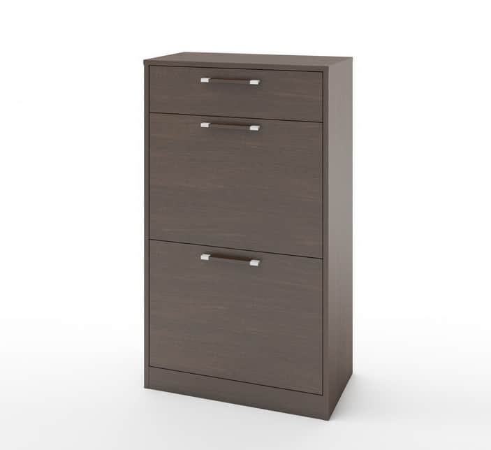 ТУМБА ПОД ОБУВЬ (АРТ. ТО-3) (600*330*1036ММ), венге темный, норма