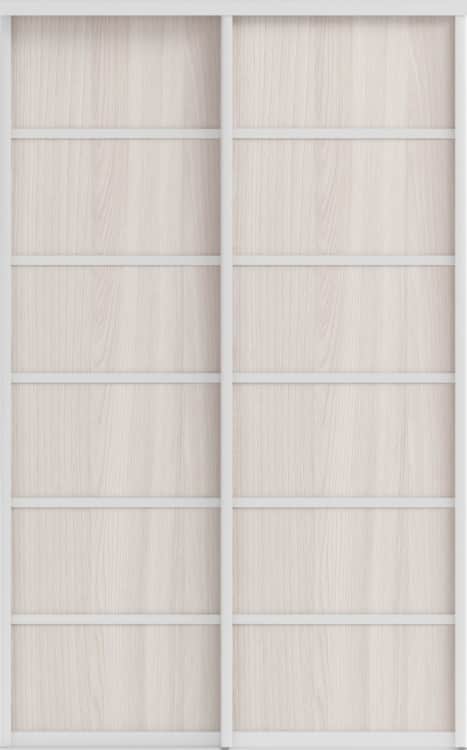 СТИВ (ЛДСП), ясень светлый/хром, Распродажа