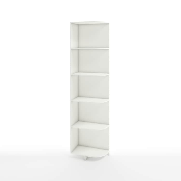 Секция угловая 600 мм, белый шагрень, норма