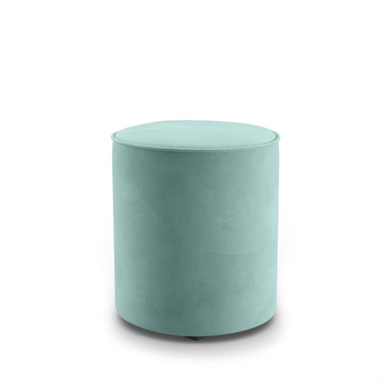 ПУФ (МОДЕЛЬ 132), светло-зеленый (Velutto 14), норма