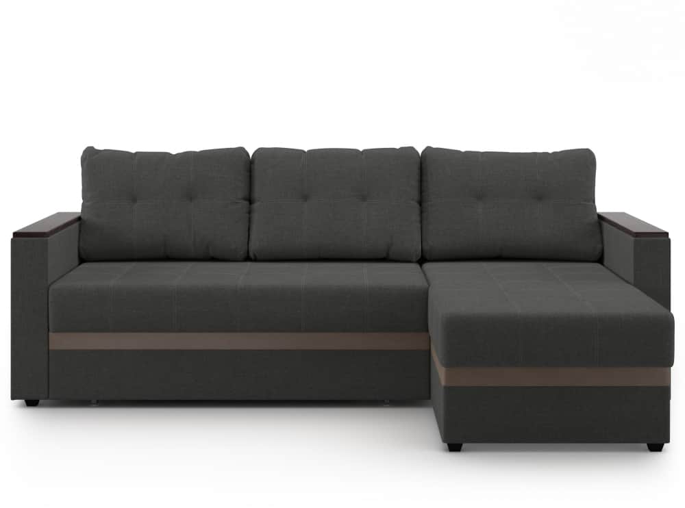 АТЛАНТА ЛАЙТ, серый (Savana Grey)/коричневый (ECOstile Chocolate), норма