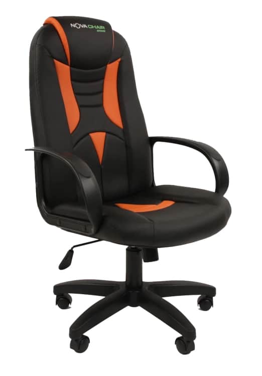 NOVA CHAIR GAME X3, черно-оранжевый, норма