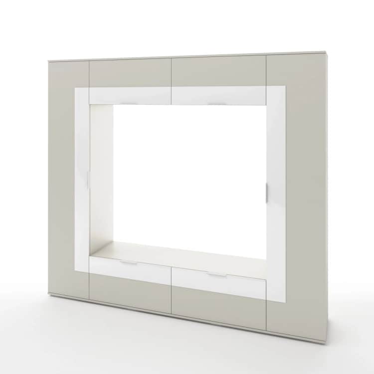 УНО, ЛДСП Фантом, стекло Белое, норма