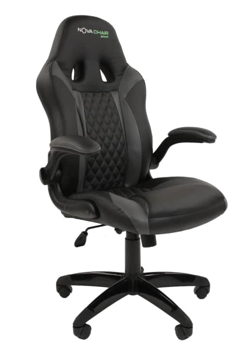 NOVA CHAIR GAME X2, черно-серый, норма