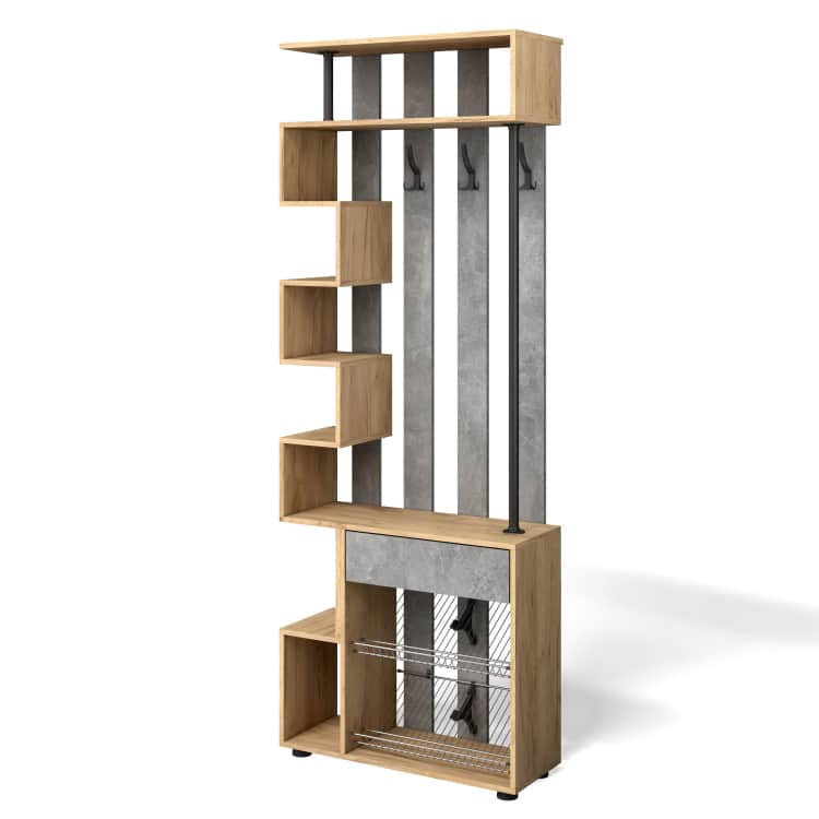 МИНИ, Дуб золотой крафт/ателье светлый (бетон), норма