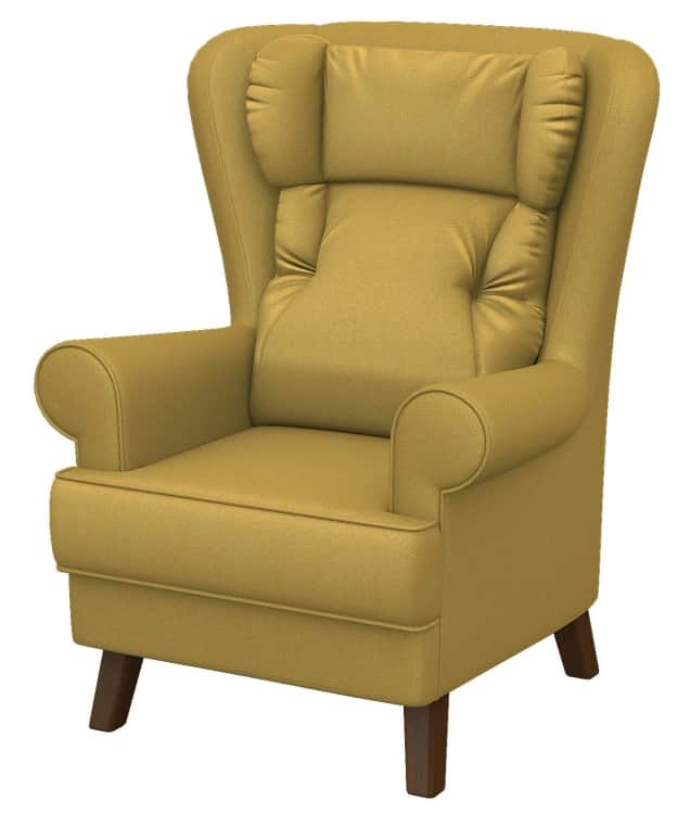 КОМФОРТ-2, 1 категория, Ультра мустард (Ultra mustard)  / Орех (Лак), норма