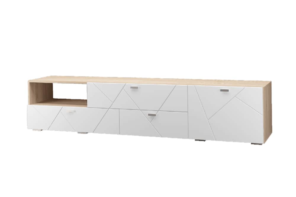 СКАЙЛАЙН, дуб сонома светлый/ белый шагрень, Распродажа