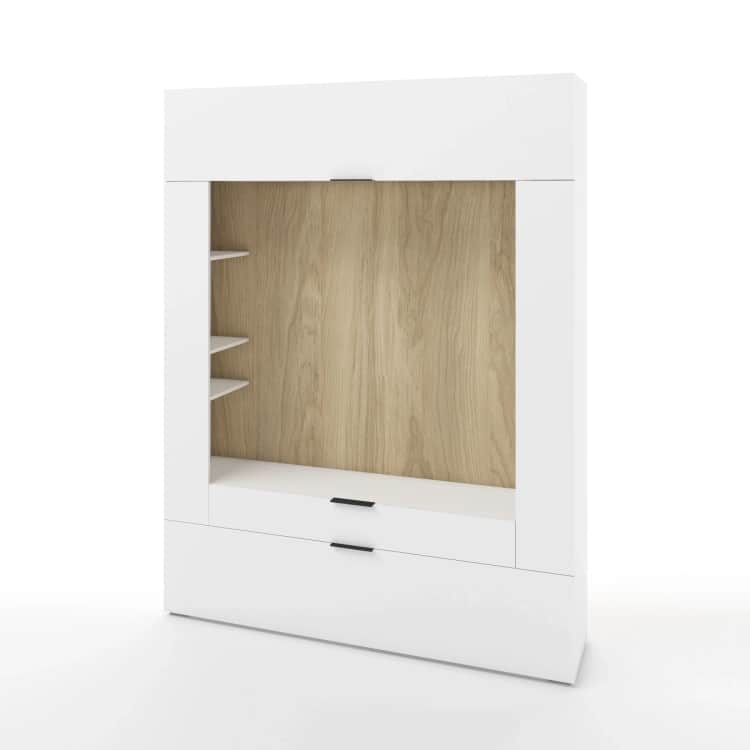 OSLO, белый шагрень/альберо, ручка СА-1, цвет - черный, норма