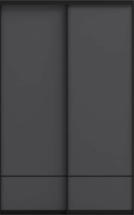 SLIM (ЛДСП), графит/профиль черный Slim, норма