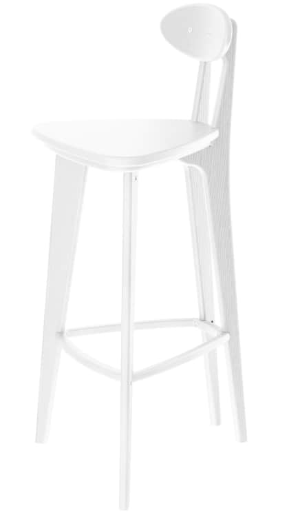 СТУЛ БАРНЫЙ-4 (ПРЯМЫЕ НОЖКИ), молочный дуб, норма