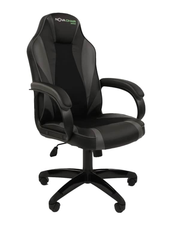 NOVA CHAIR GAME X1, черно-серый, норма