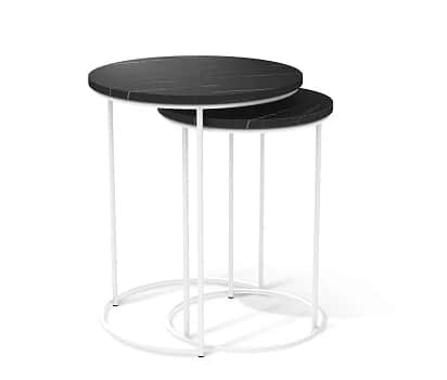 SHEFFILTON (SHT-CT7), камень пьетра черный/белый муар, Распродажа