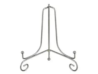 Держатели, подставки Подставка для тарелок (1 шт.) 11*17*16 см. металлическая. серебро (из комплекта арт. 86-1003) - изображение 1