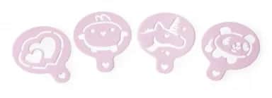 Кухонные мелочи Набор форм для декорирования кофе и выпечки APOLLO Genio Happy 4 пр. - изображение 1