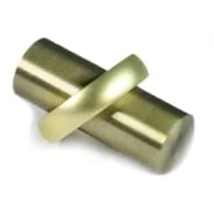 Карнизы для штор Наконечник Цилиндр в кольце, D16мм, цв. Матовый хром - изображение 1