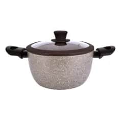 Кастрюли и котлы Кастрюля 4л. TVS ART GRANIT INDUCTION 24см (арт. ATI-5124) - изображение 5