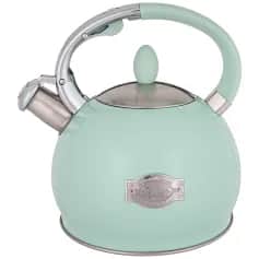Чайники Чайник Agness со свистком 3,0 л термоаккумулирующее дно, индукция, мятн. (арт. 937-838) - изображение 1
