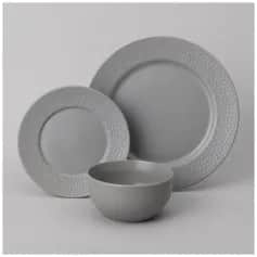 Столовые наборы Набор обеденный Saturn на 4 персоны 12 пр., сер. (арт. 191-286) - изображение 1